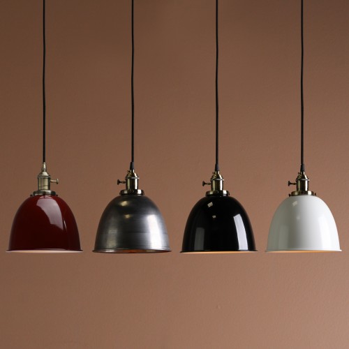 Retro Industrial Varnish Iron Shade Pendant Light